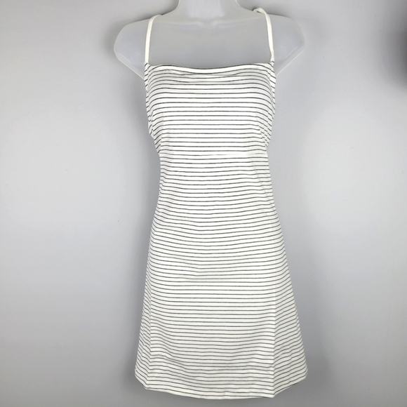 NWT H&M A-line Striped Jersey Dress Size XL - Picture 1 of 5